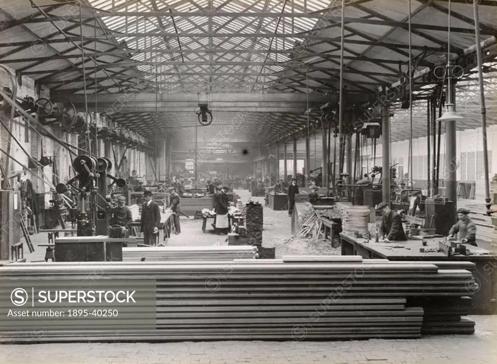 This is where wood to manufacture carriages was sawn and shaped. At this time carriages were still made from wood although iron and steel carriages we...