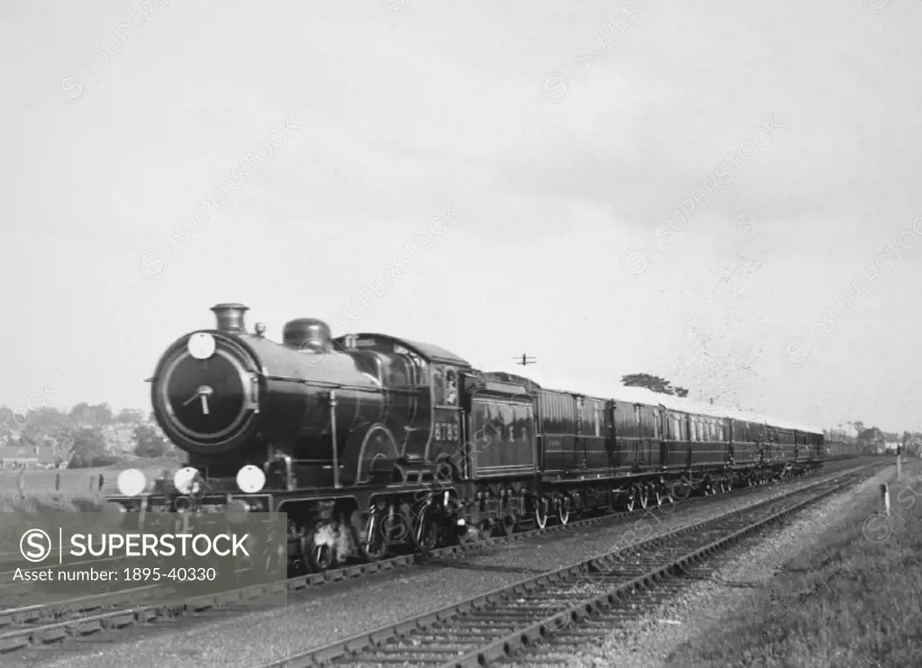 Still taken during the making of a British Transport Films production, showing a London & North Eastern Railway royal train.