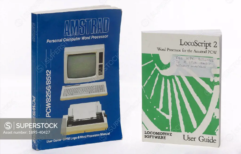 User guides for the Amstrad Personal Word Processor , models PCW 8256/8512, and for LocoScript 2 Locomotive software.
