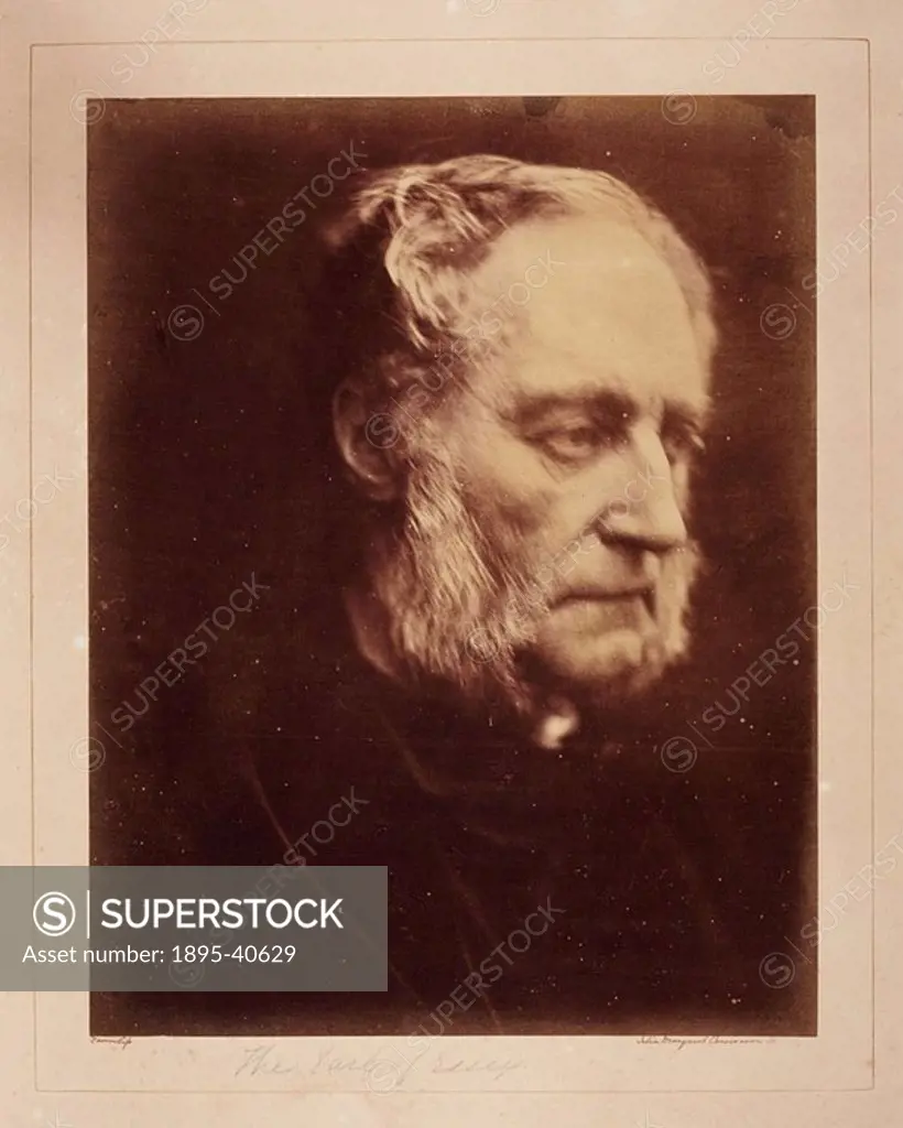Photograph by Julia Margaret Cameron 1815-1879, possibly of Arthur Capell, 6th Earl of Essex