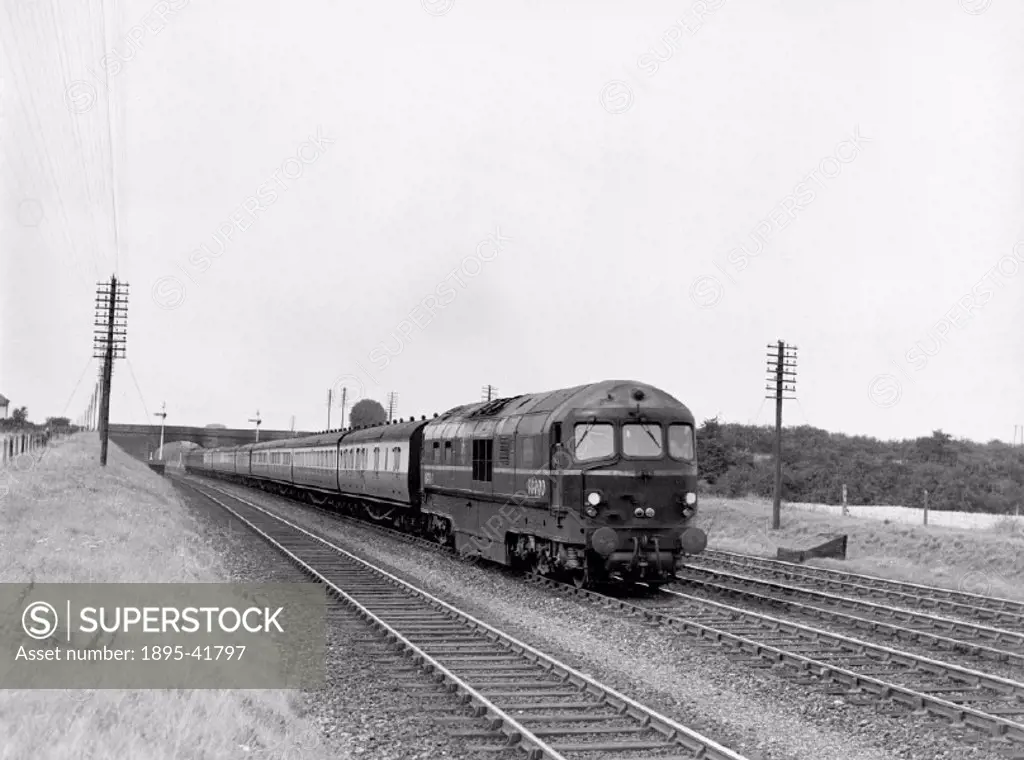 LMS steam turbine locomotive, No. 6202 after Harrow Station Accident 1952
