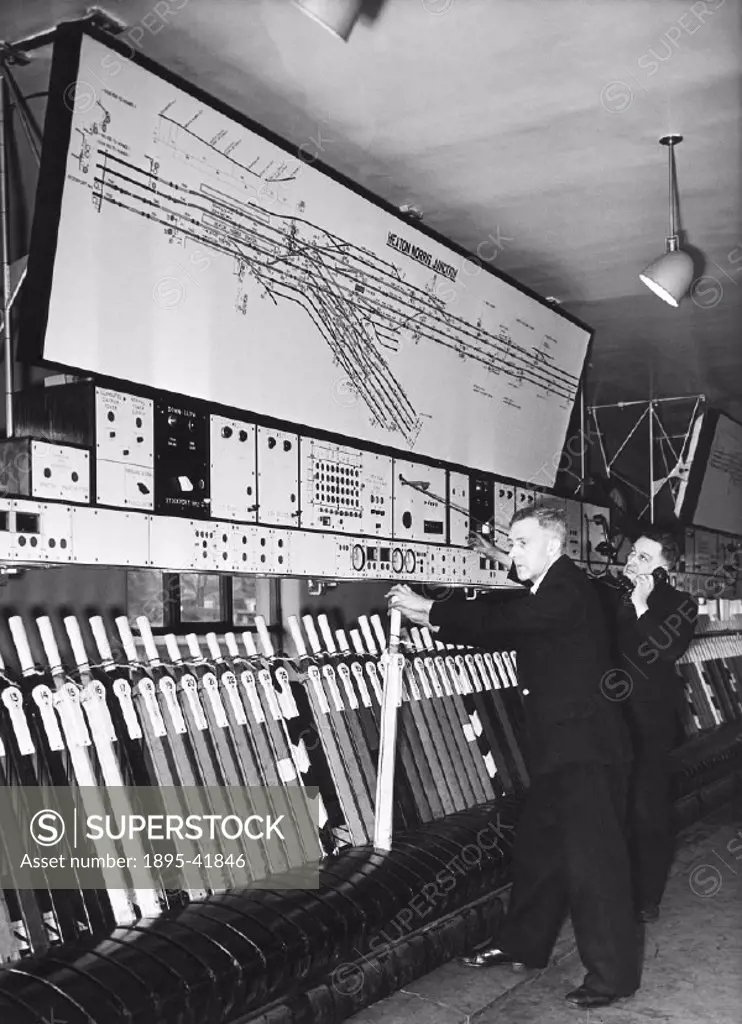 The new signalling system installed between Stockport and Levenshulme.