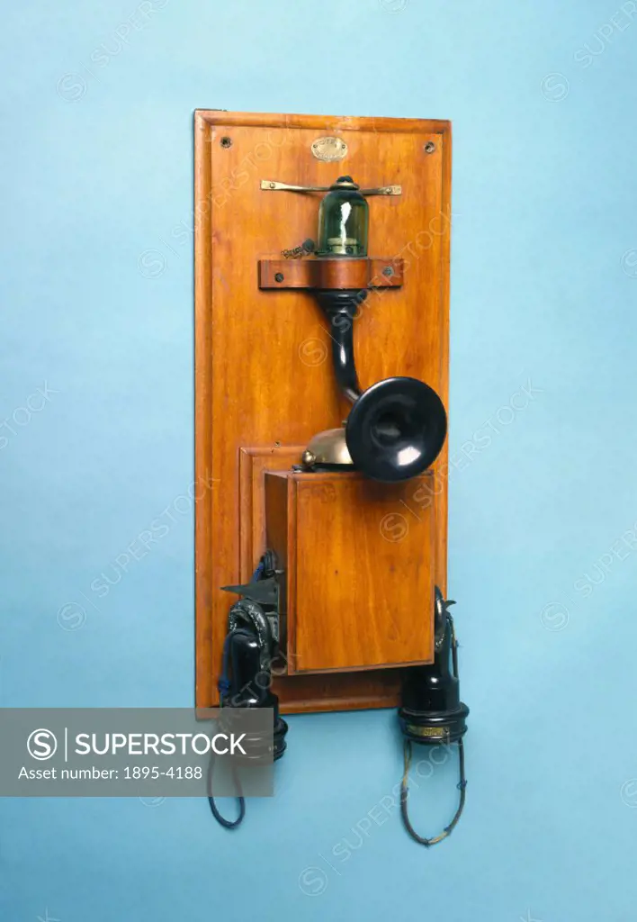 The New Telephone Company, formed in 1885, offered these telephones for sale at £16 a pair, in competition with the United Telephone Company which, wi...