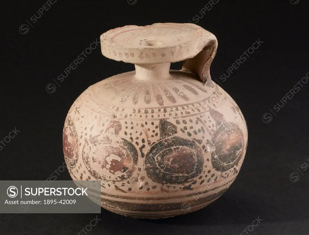 Ancient Greek aryballos (container for perfume or oil).