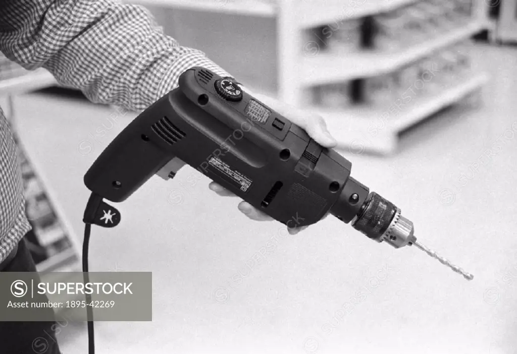 Electric drill for DIY and home use.