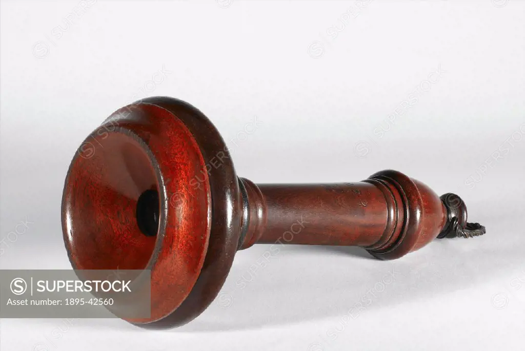 Bell telephone in mahogany case made by the Silvertown Company, one of the earliest telephones to be made in England. Alexander Graham Bell (1847-1922...