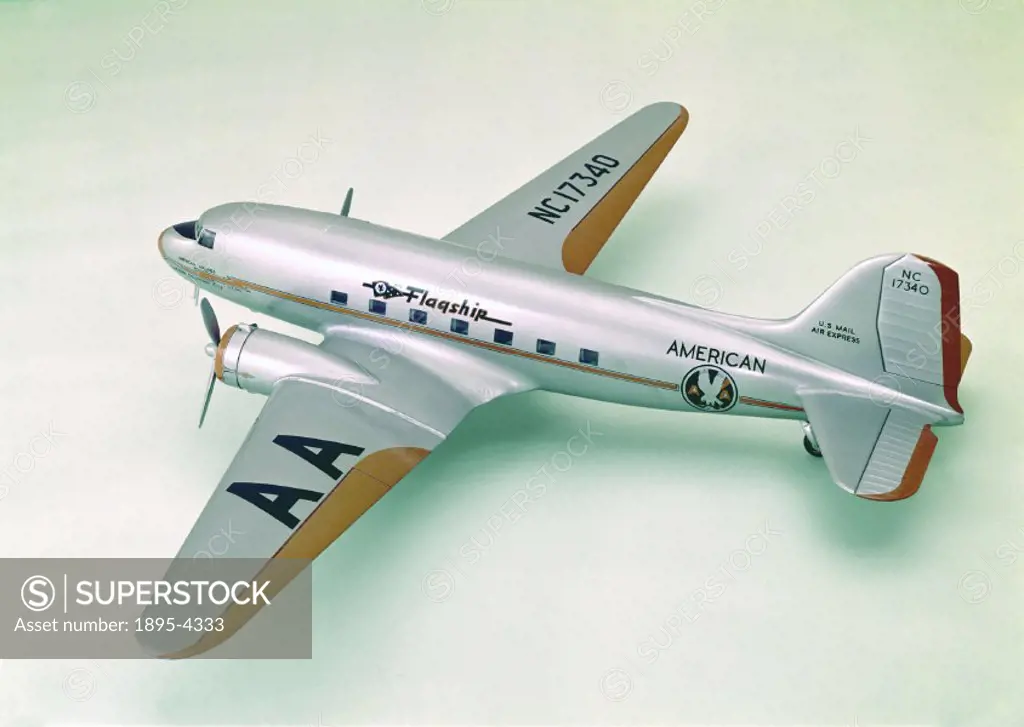 Model (scale 1:24). The DC-3 has contributed more to air transport than any other aircraft. When it was introduced in 1936, it was the first modern ai...