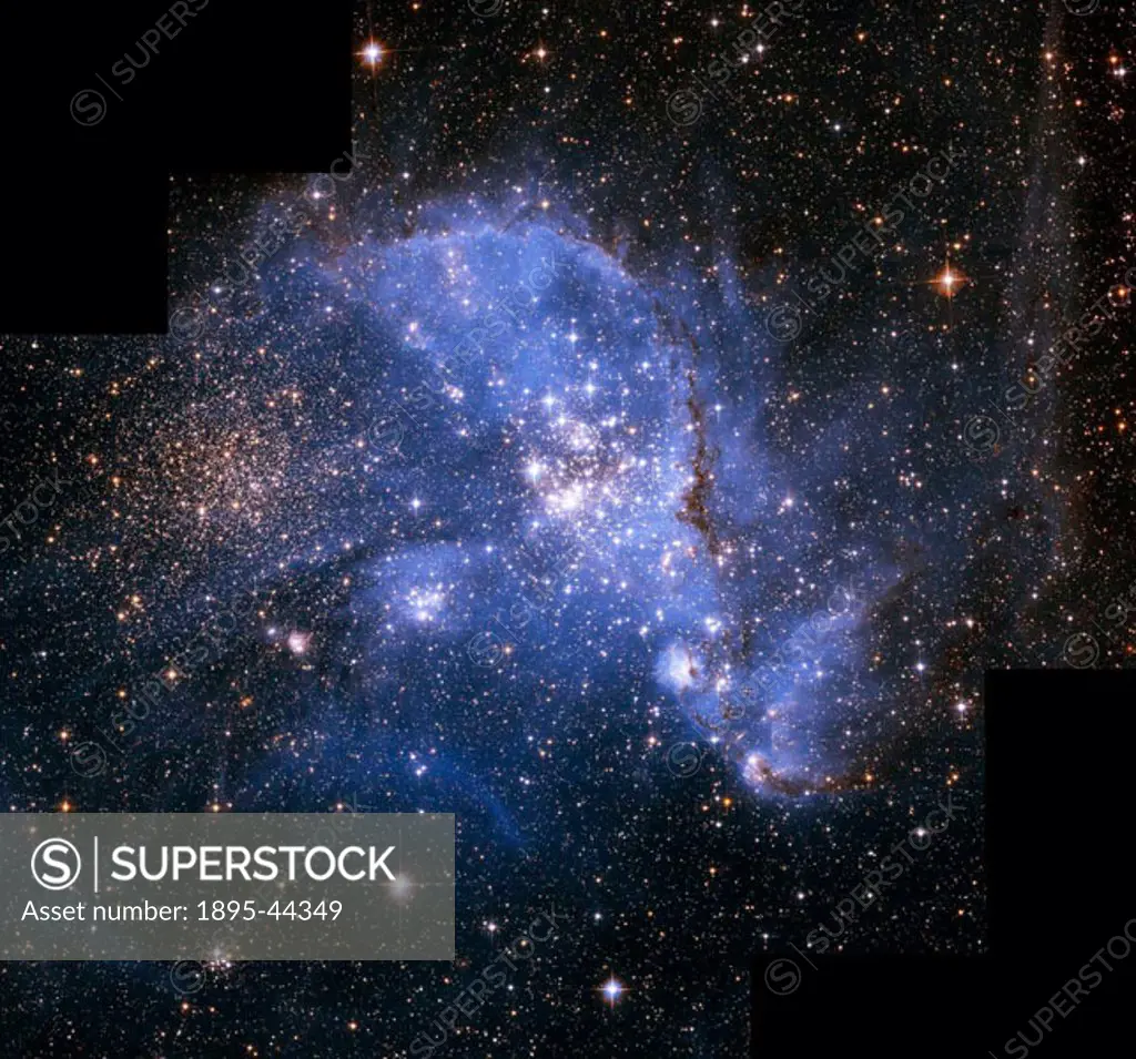 A satellite galaxy of the Milky Way, the Small Magellanic Cloud (SMC) is a wonder of the southern sky, a mere 210,000 light-years distant in the const...