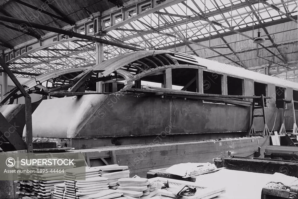 LNER Coronation’ observation cars Doncaster under construction