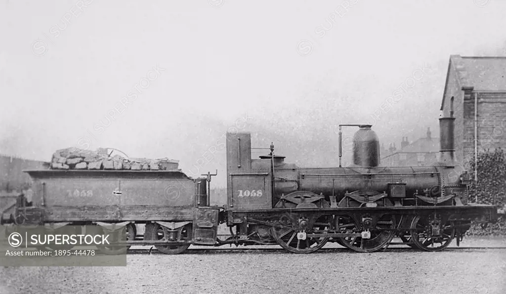 Stockton & Darlington railway locomotive Woodlands’ built by W & A Kitching 1848, cut up in 1877