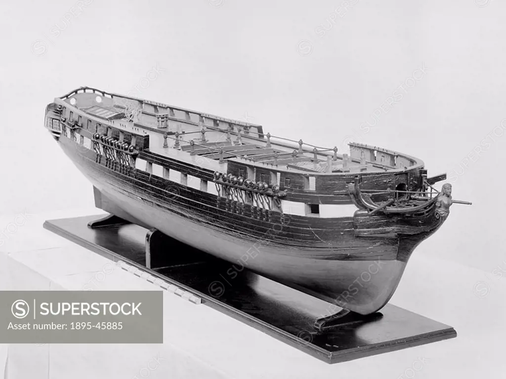 Whole model of a ship built in 1813