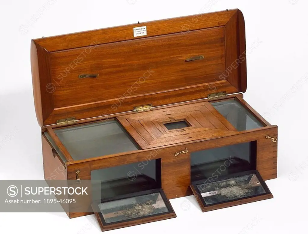Daguerreotype sensitising box apparatus by Horne & Co, 121 Newgate Street, London