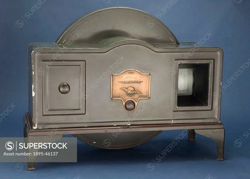 The original Baird Televisors’ television sets were made with mahogany cabinets and were very expensive  This later tin box’ model was designed for ...
