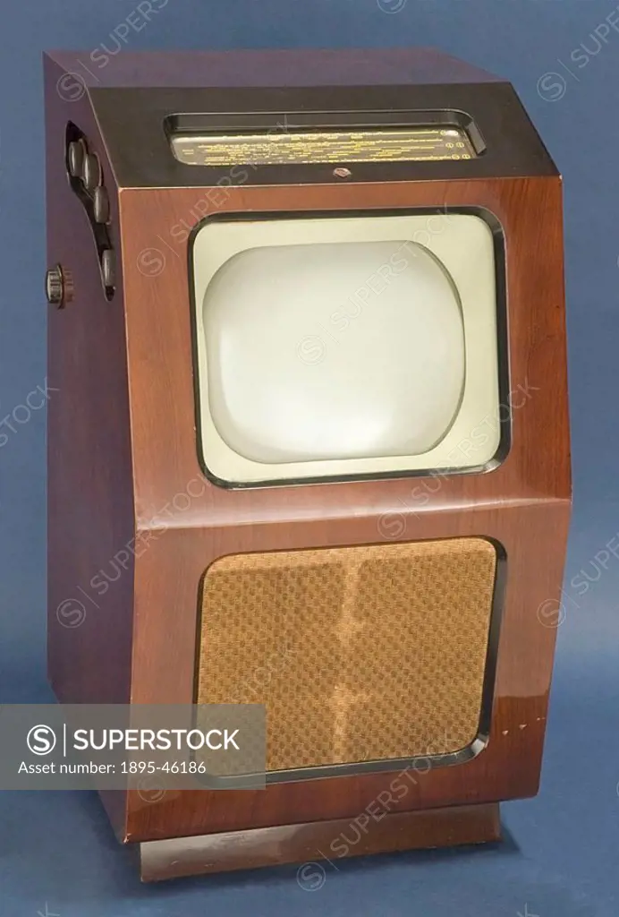 Mullard MTS521A 12-inch console television receiver, c 1949