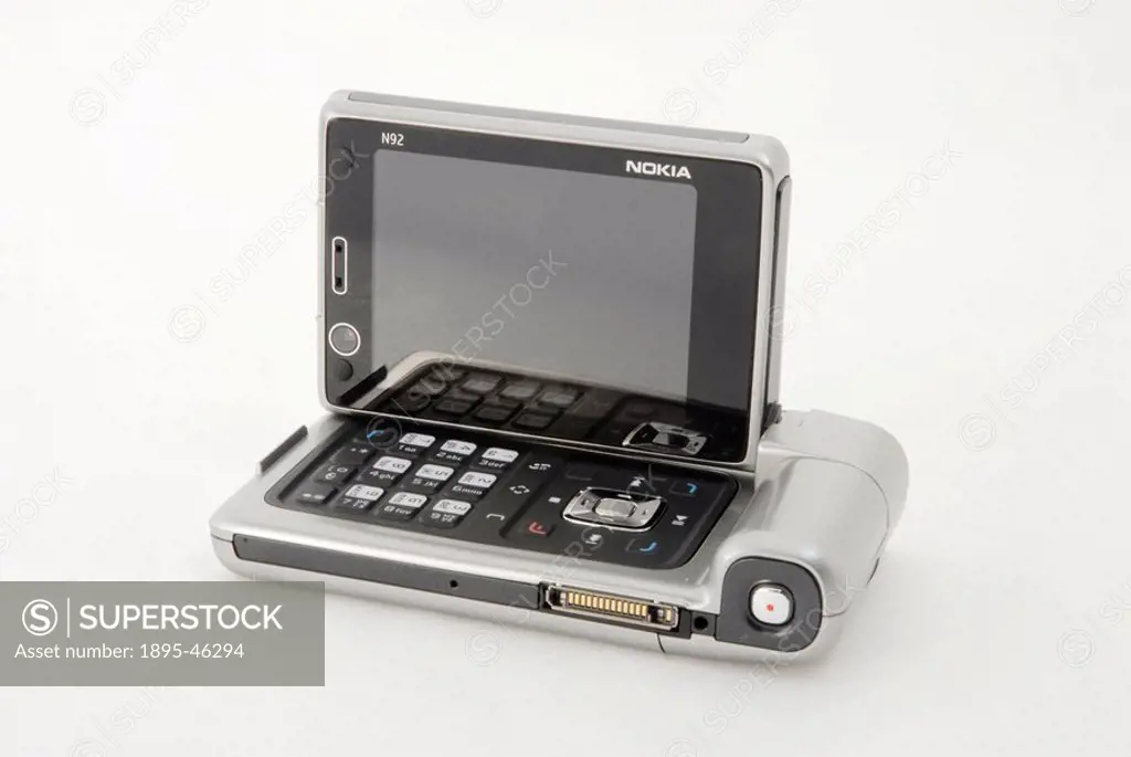 Nokia N92 mobile phone with television receiver, 2006 The Nokia N92 was one of the first mobile devices to have a proper television receiver built int...