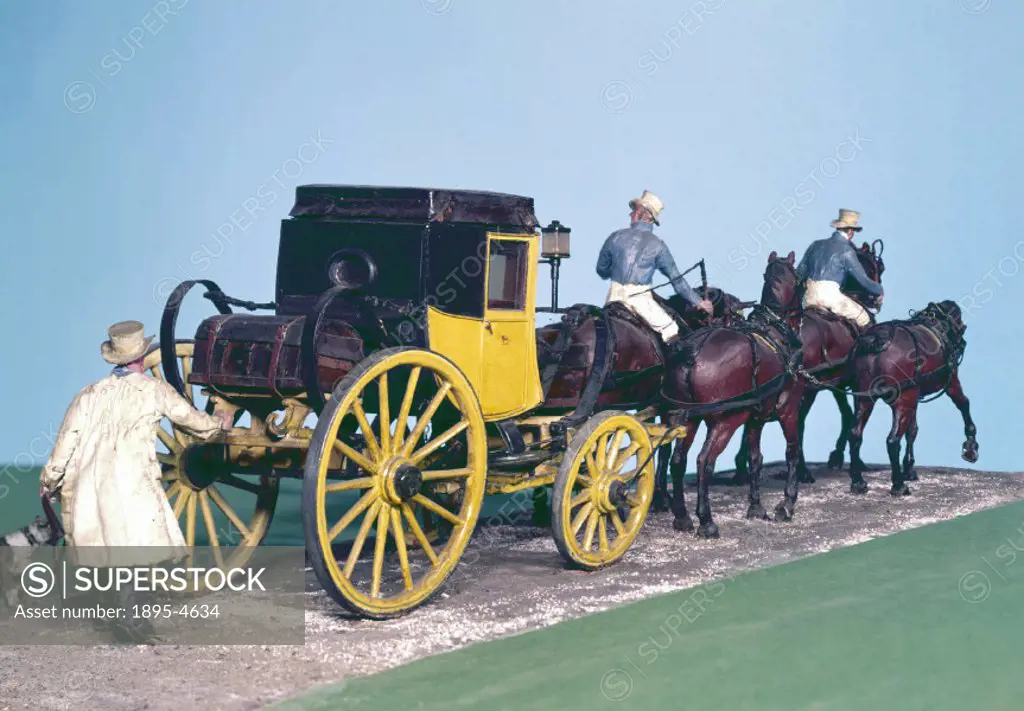 Model. This type of vehicle was hired by wealthy people as a speedier and more comfortable alternative to the stagecoach. They seated two passengers, ...