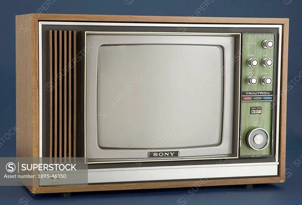 The KV1300UB Trinitron marked the introduction of Sony´s unique Trinitron technology  Sony, having had a late start in colour sets in 1961, first pinn...