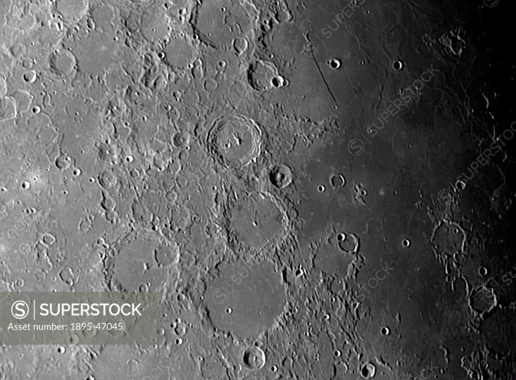 Ptolemaeus, Alphonsus and Arzachel Craters, 19 March 2005 Lunar craters  Photograph by Jamie Cooper