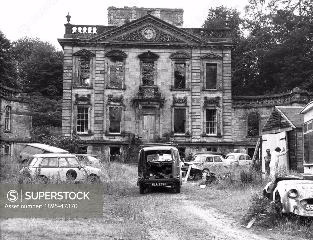 The stately home of Mavisbank, the first Palladian villa to be built in Scotland, was gutted by fire in 1973  It was then subject to a Dangerous Struc...
