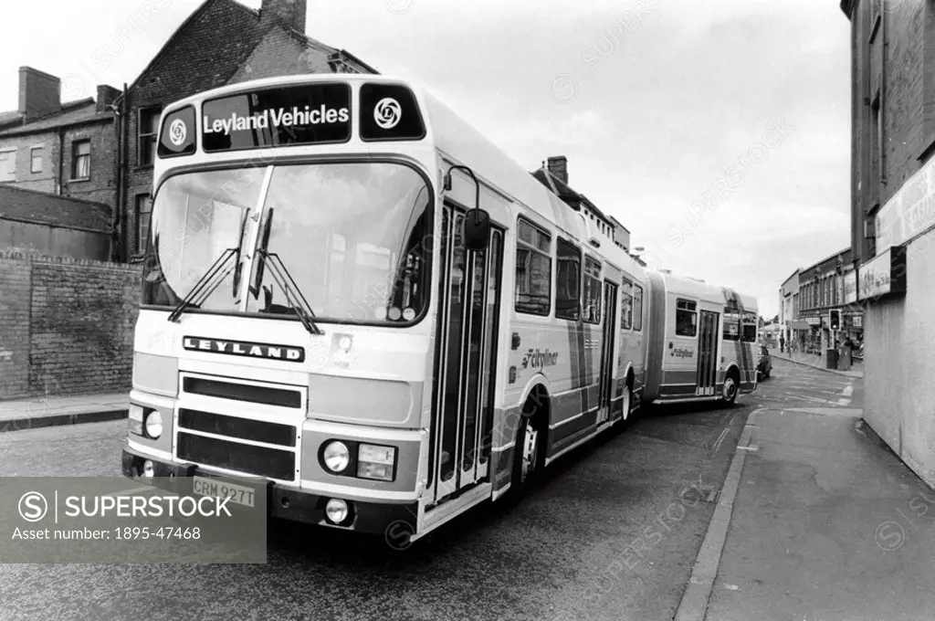 Leyland bus, July 1979 Bendy’ or articulated bus 
