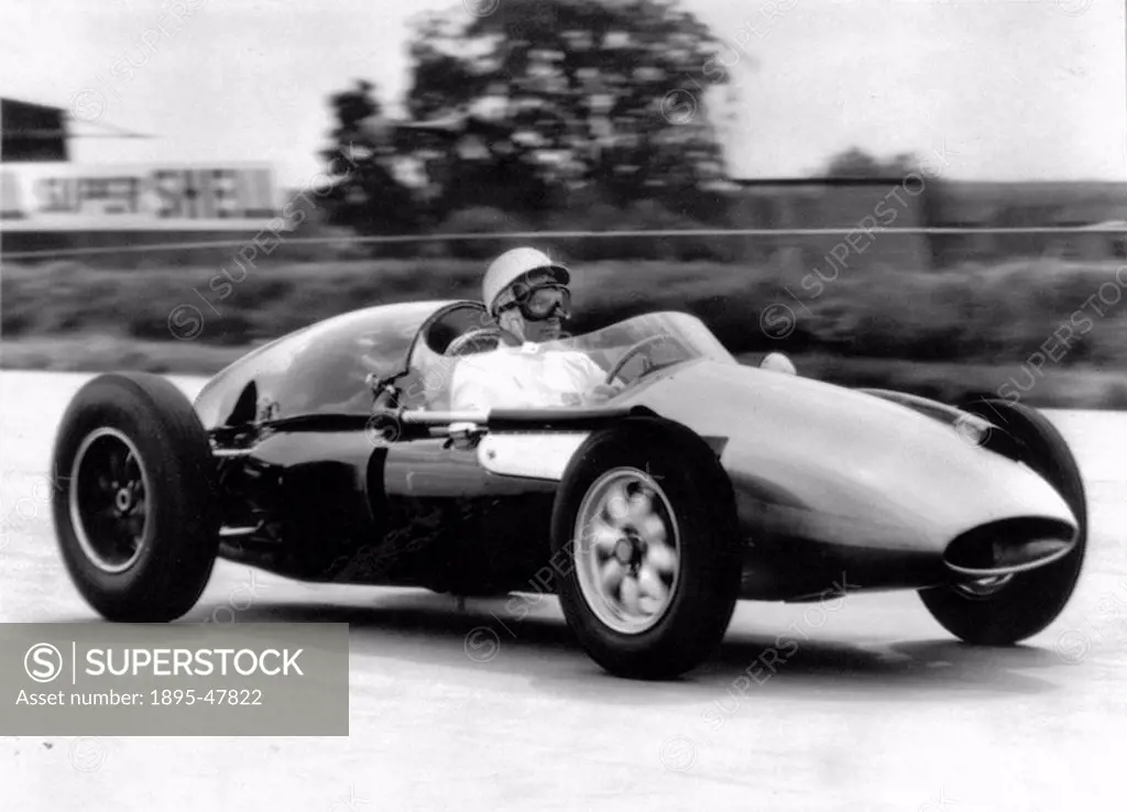 Stirling Moss, English racing driver, July 1960.Stirling Moss born 1929 won many major races in the 1950s, including the British Grand Prix 1955 and 1...