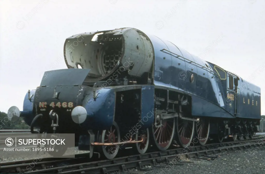 Photograph by Lynn Patrick. The A4 Pacific class ´Mallard´ was designed by Sir Nigel Gresley (1876-1941), the chief engineer of the London & North Eas...