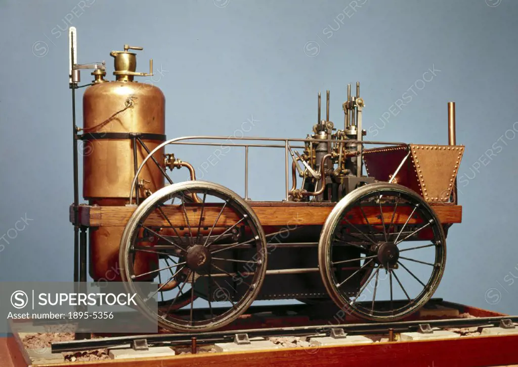 The locomotive represented by this model (scale 1:8) was designed and built by John Braithwaite (1797-1870) and John Ericsson (1803-1889). It was ente...