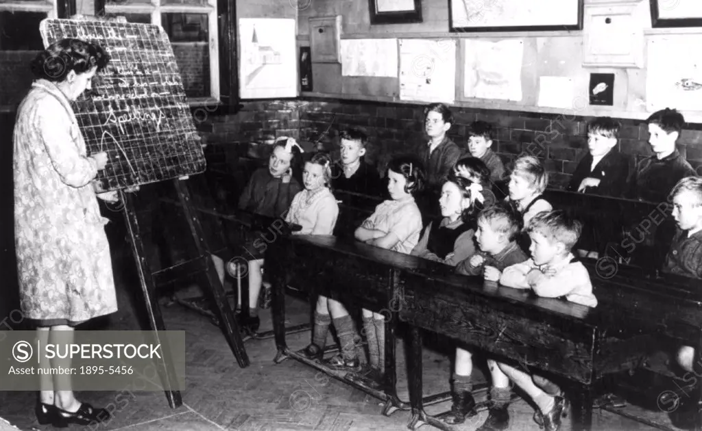 Primary school children at Llawrybetws School, Merioneth in Wales.
