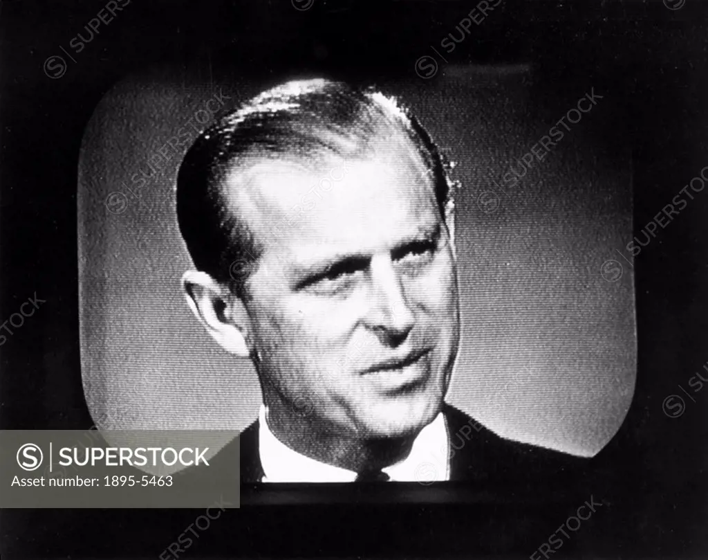 The Duke of Edinburgh on ´Panorama´, 30 May 1961. Prince Philip as seen on the ´Panorama´ television programme. Photograph by G Warner.