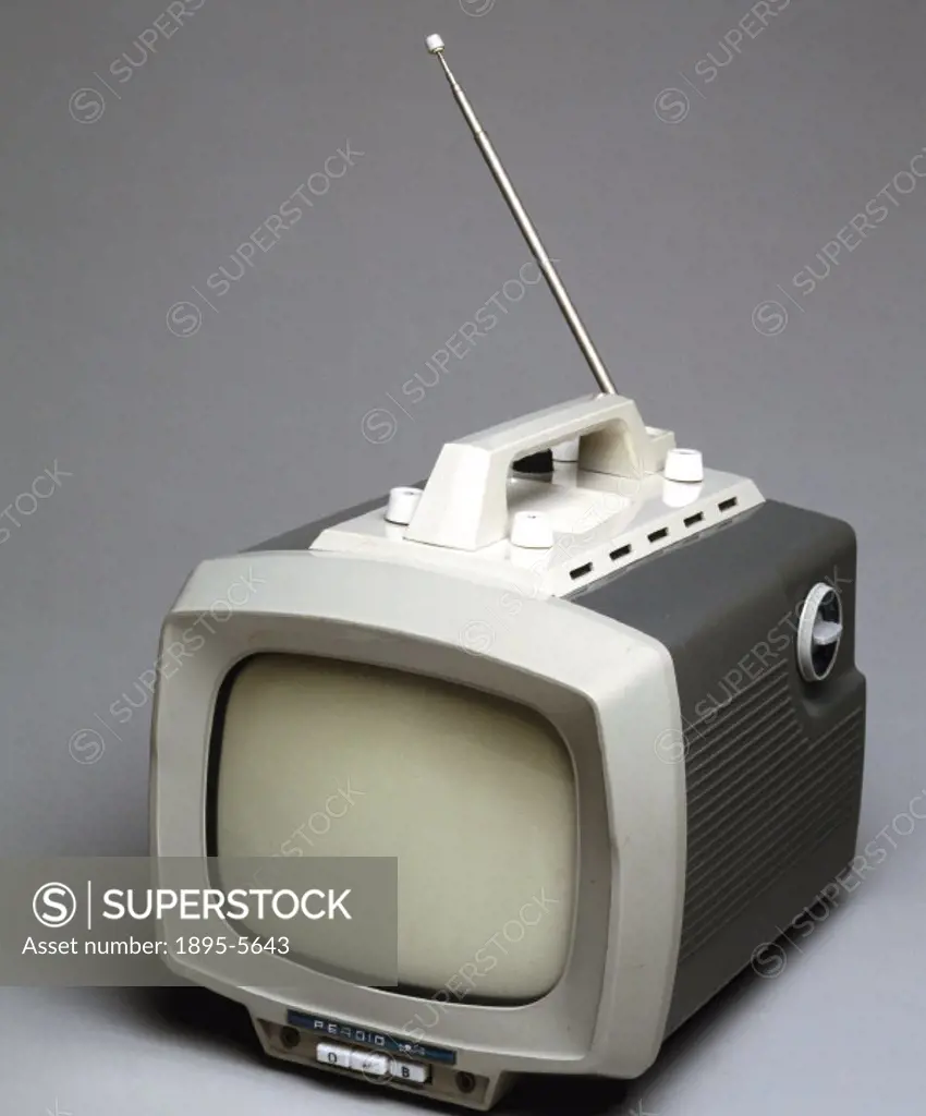 The 8 inch Perdio Portarama was an early British portable television. By 1963 there were more than 15 million sets in Britain.