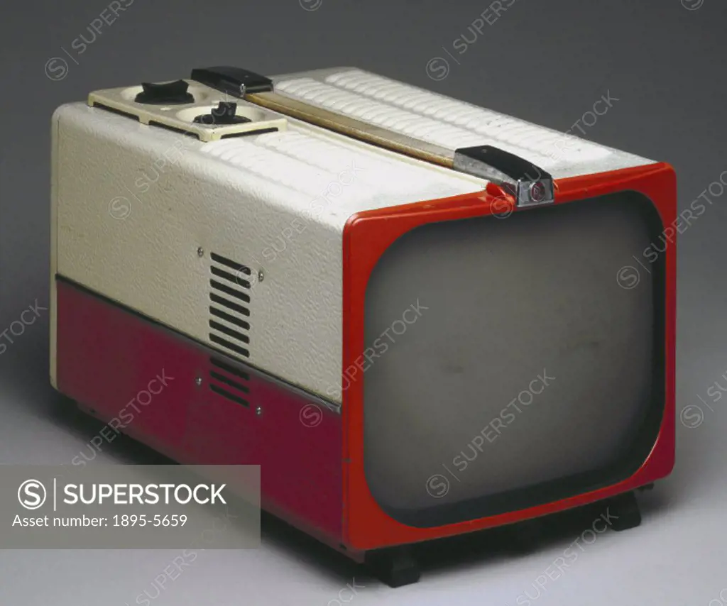 Portable projection television with a 14 inch screen. W G Pye & Co, established in the early 1900s, was a large radio and television manufacturers bas...