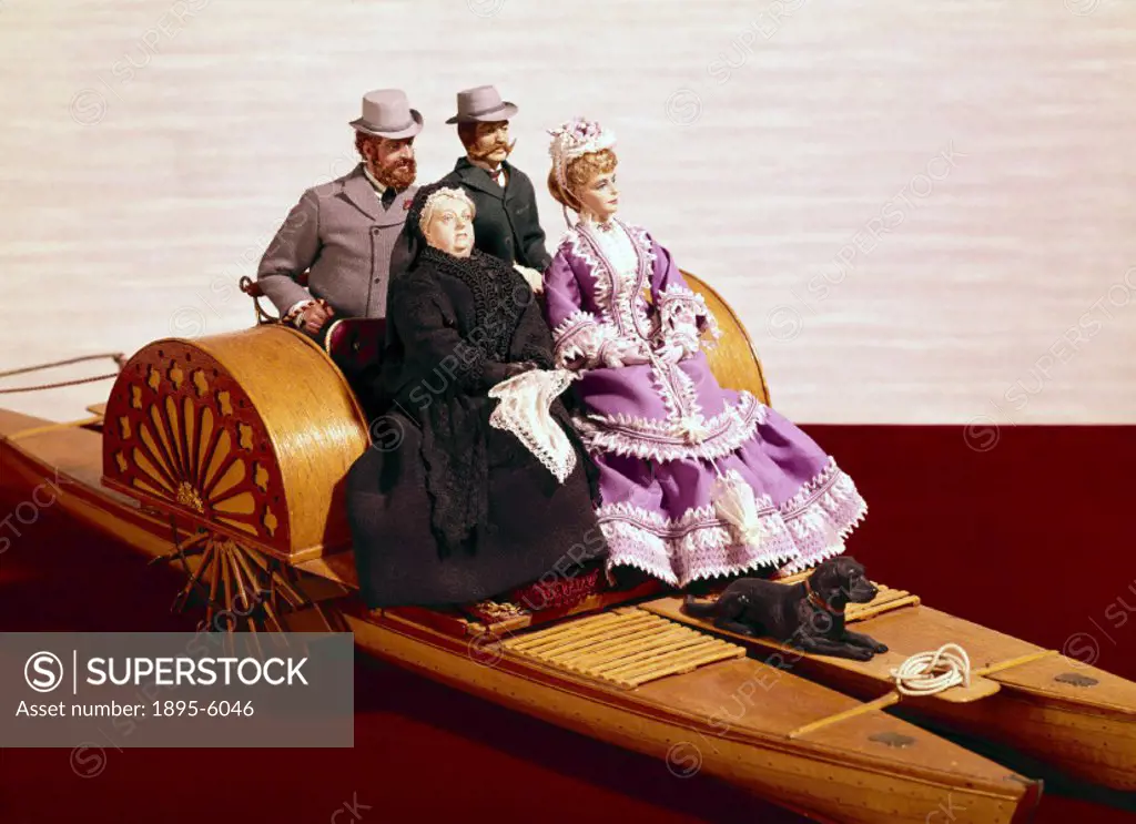´During the period 1870 to 1891 a number of mechanically-propelled pleasure craft were built. This model represents one of these pleasure craft constr...