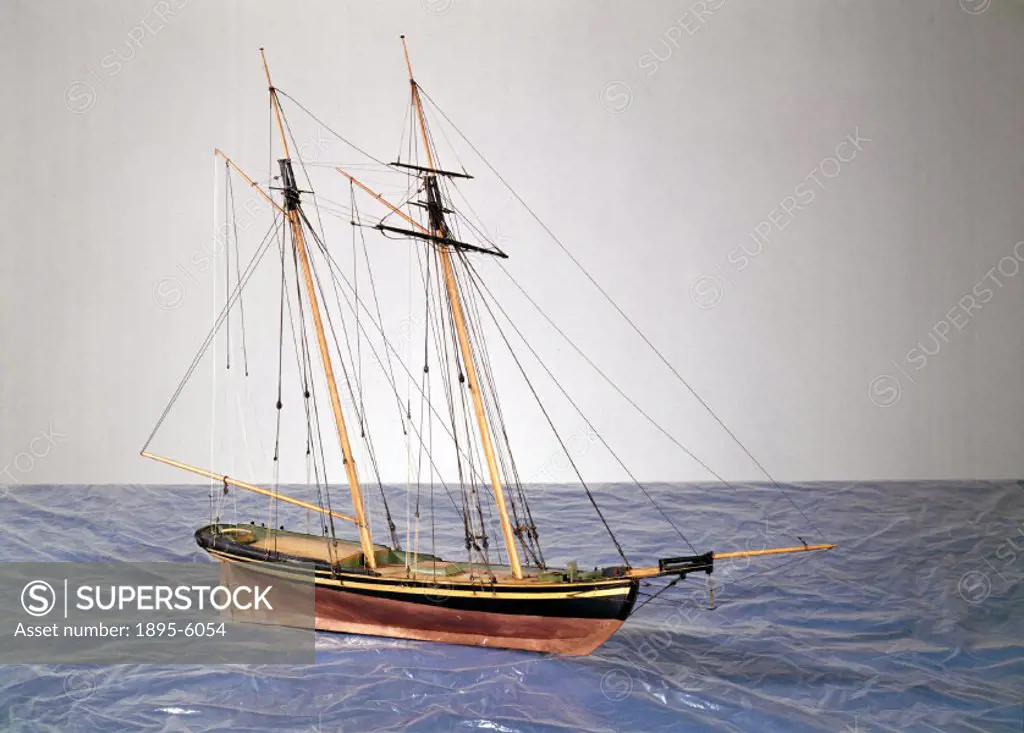 Model (scale 1:48). Built in Plymouth, the Express’ was designed as a dispatch vessel and fitted as a tender to the flagship in the West Indies. Afte...