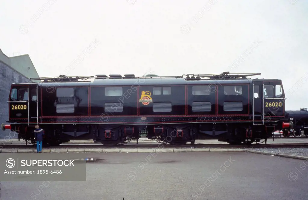 BR Electric Locomotive, Bo-Bo, no 26020, 1951. This electric locomotive was built for British Railway and ran on the Manchester-Woodhead- Sheffield ro...