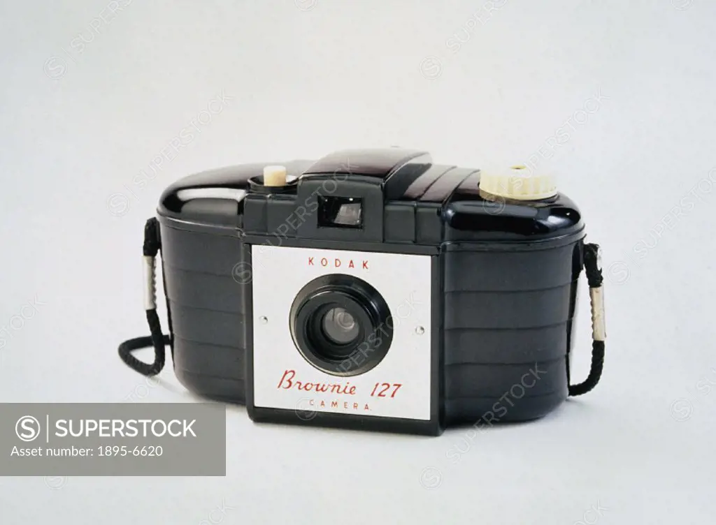 Manufactured by Kodak in the United Kingdom, several million of the Brownie 127 were produced between 1952 and 1959. The camera featured an unusual so...