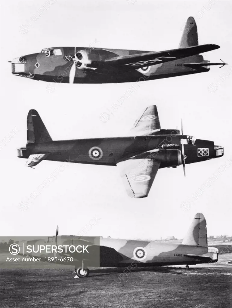 First production aircraft of the Vickers-Armstrong Wellington bomber L4212.
