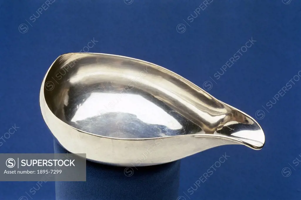 Made of sterling silver, probably by Hester Bateman. Pap consisted of flour or bread soaked in water or diluted milk. It was fed to infants and invali...