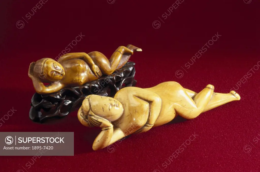 A netsuke is a form of miniature sculpture developed in Japan over a period of several hundred years. They were often beautifully decorated with elabo...