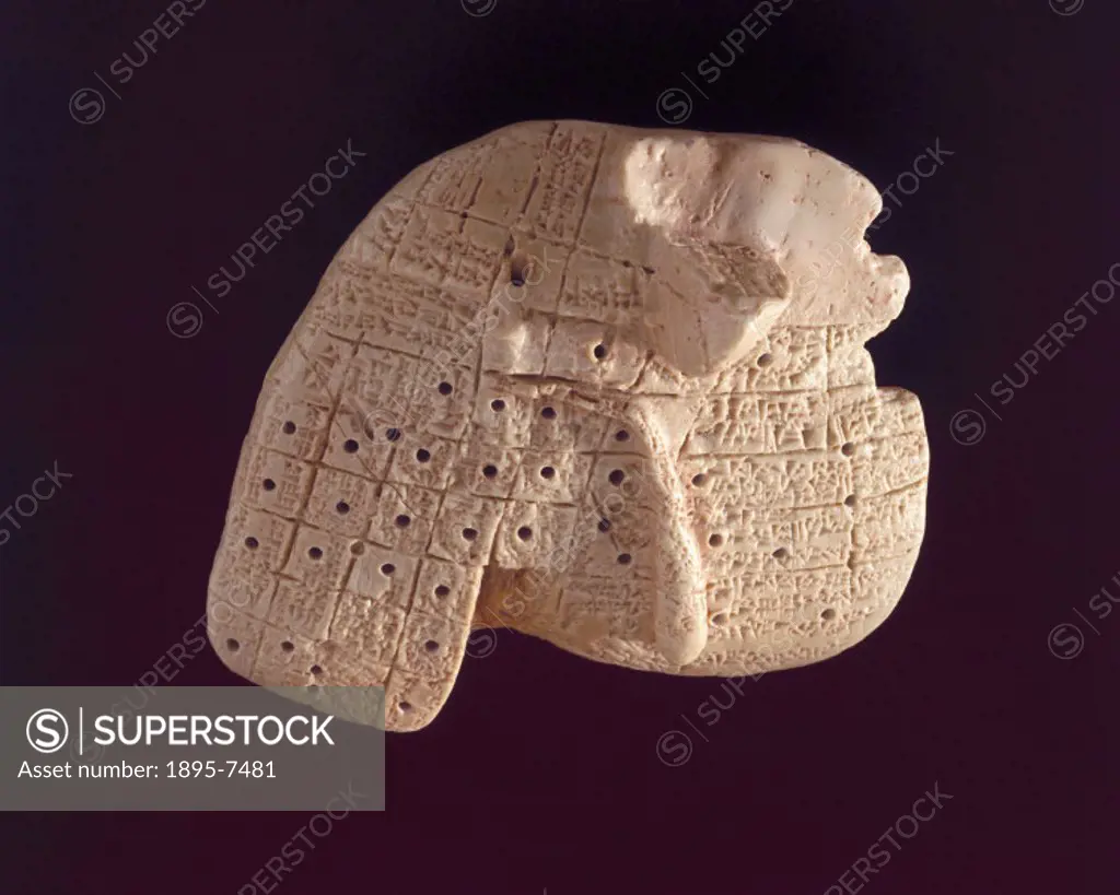 This is a replica of a 6cm clay model sheep´s liver dating from 2050-1750 BC, which was used for divination. Mesopotamian medicine laid great stress o...
