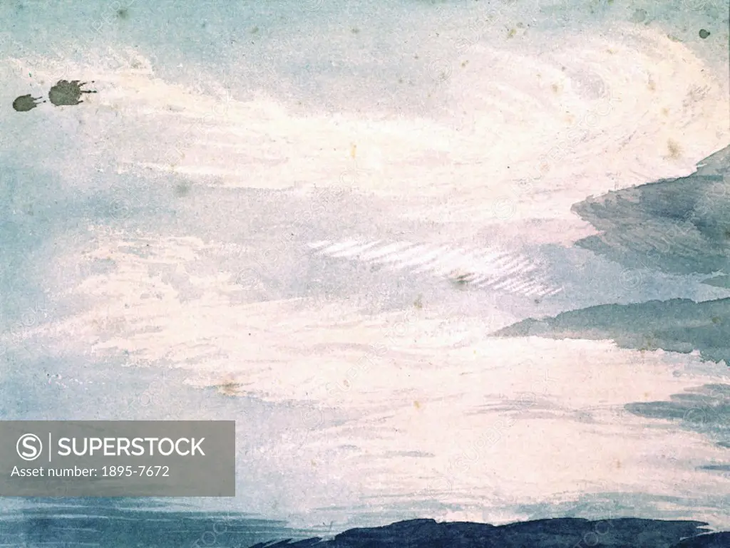 Painting of clouds from the Luke Howard Collection. Ordering and classification were important features of Enlightenment science. Fascinated since chi...