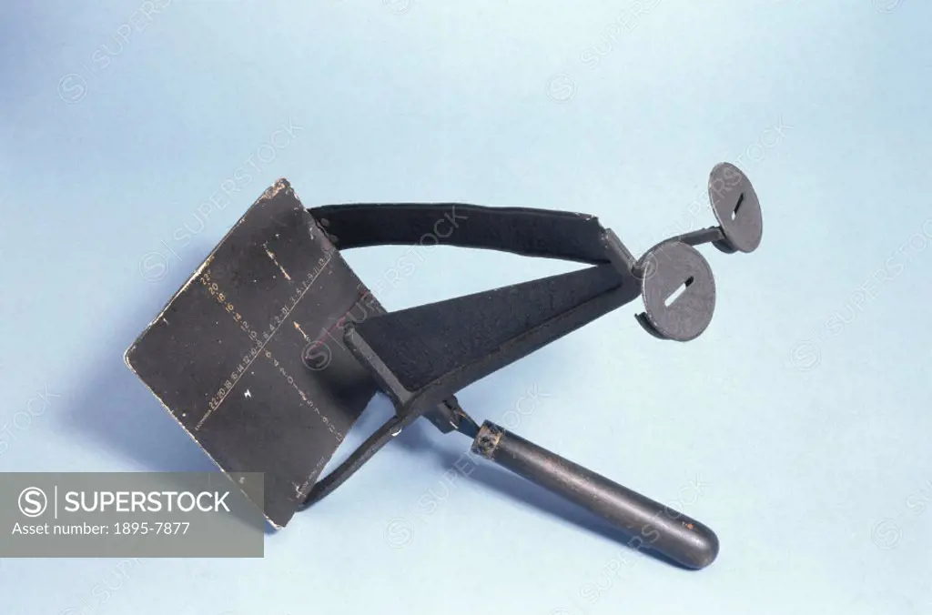 ´Maddox wing test instrument, made by Weiss, London, used to test for imbalances in binocular vision, for example heterophoria; ie the tendency to squ...