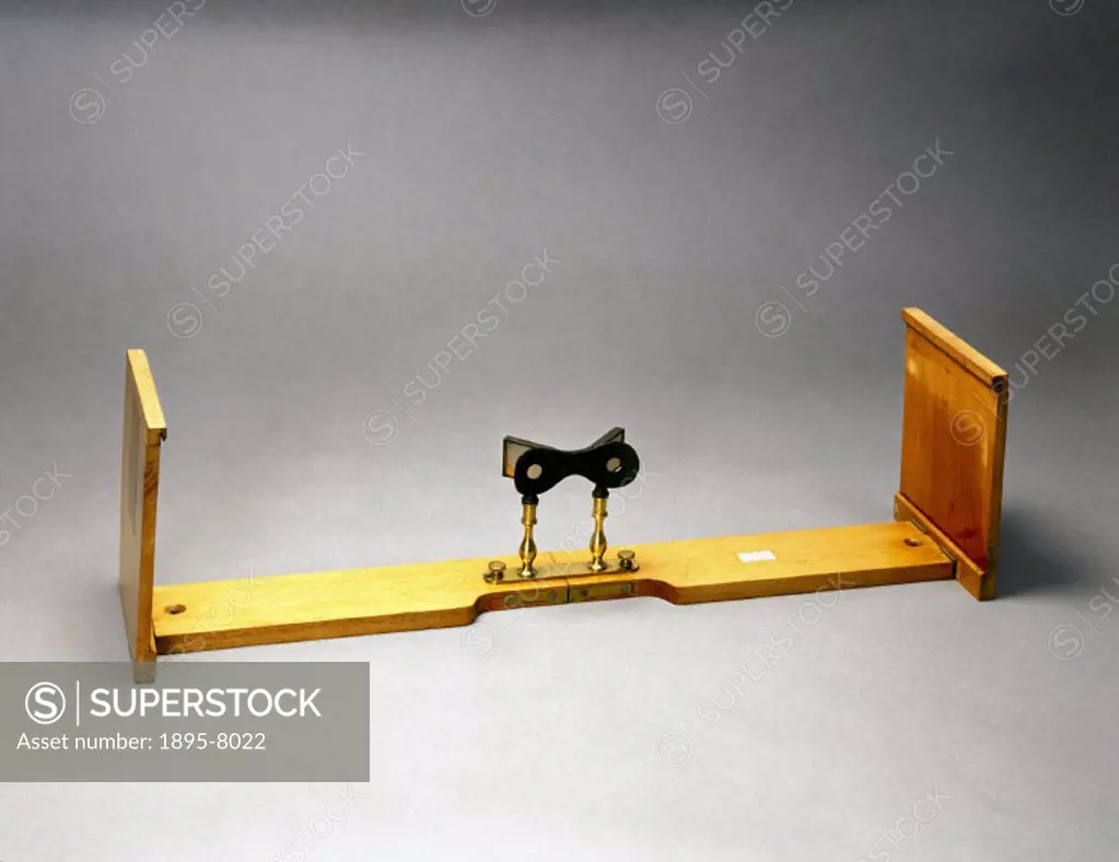 Charles Wheatstone demonstrated his stereoscope to the Royal Society in 1838 in order to demonstrate binocular vision. Using mirrors, the device prese...