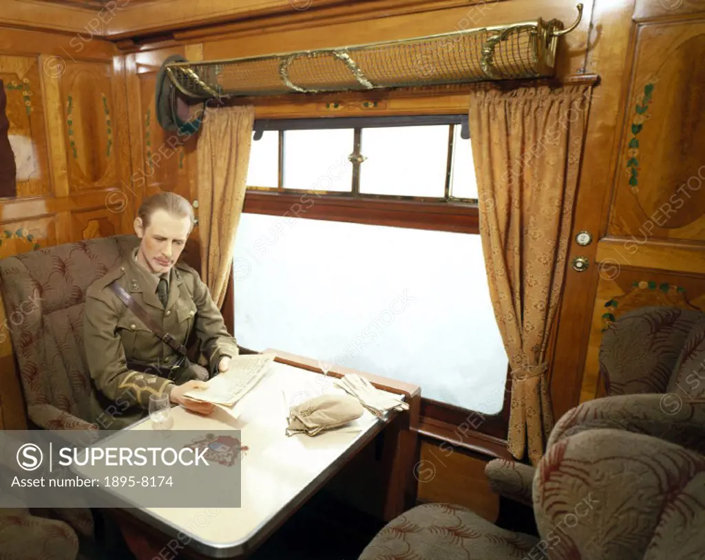 Topaz´ first class parlour car, Pullman Car Co, 1913. This first class carriage was built by the Pullman Car Company in 1913 and was furnished and dec...
