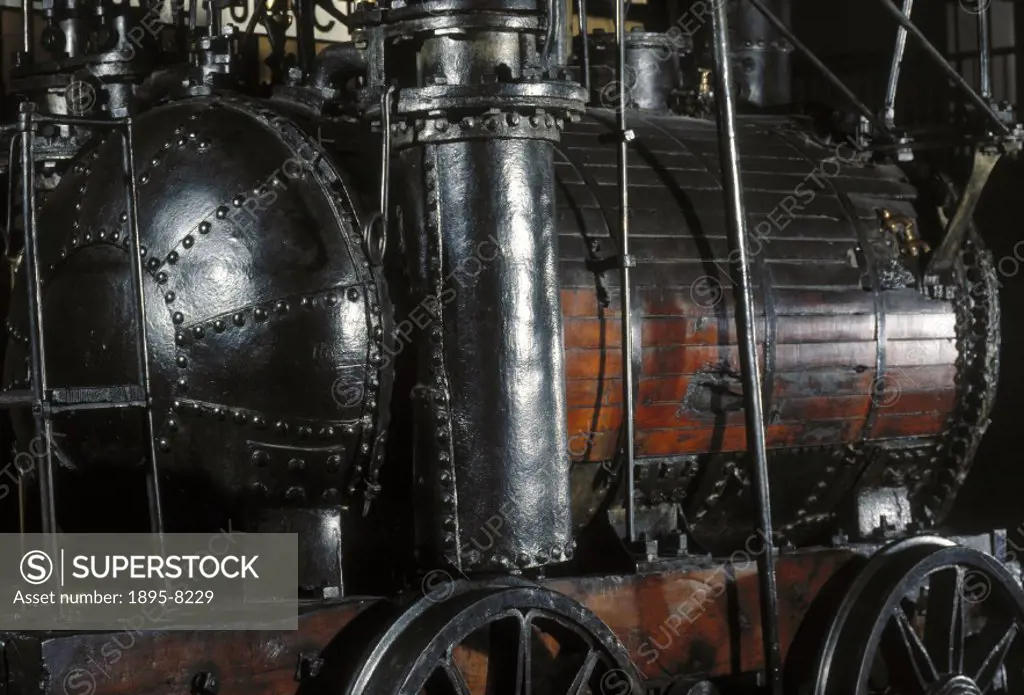 Puffing Billy´ steam locomotive, 1813. Puffing Billy, with its sister locomotive ´Wylam Dilly´, is the oldest surviving locomotive in the world. Desig...