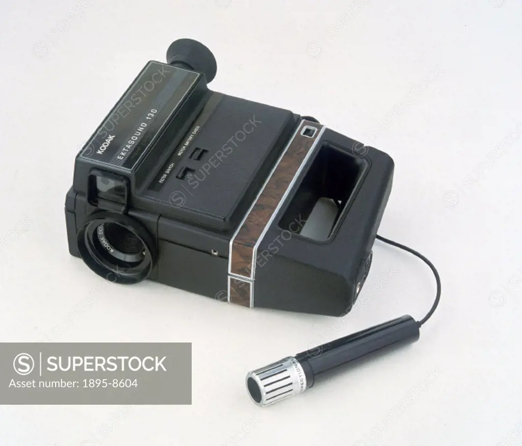The Kodak Super 8 Ektasound 130 was the first camera designed to simultaneously record sound with pictures using magnetically-striped Super 8 Ektachro...