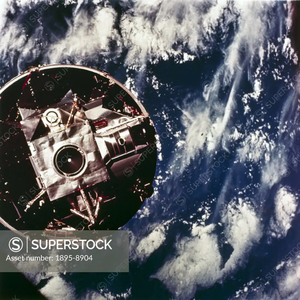 The picture was taken in Earth orbit from the Apollo 9 Command Module which had already detached from the third stage of the Saturn V rocket. The Apol...