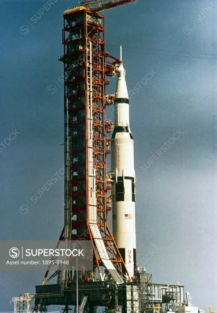 The rocket is undergoing final pre-launch checks at Launch Complex 39B at the Kennedy Space Centre, Cape Canaveral, Florida. It was launched on 18th M...