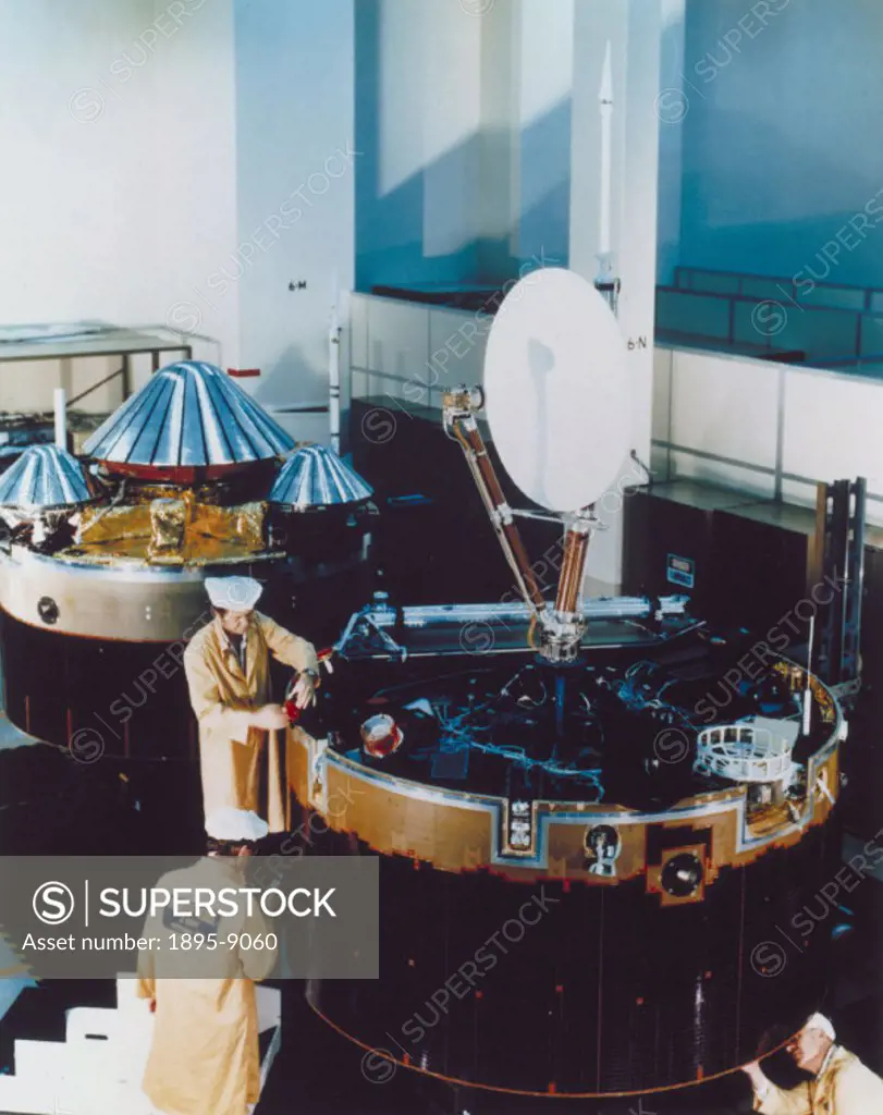 The two spacecraft are being assembled in a clean room environment. Pioneer Venus Orbiter, launched on 20th May 1978, went into orbit around Venus in ...