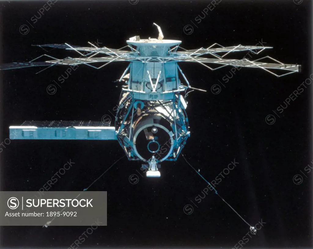 This view of America´s first space station was taken at the end of the third and last manned mission, Skylab 4, to the station. Astronauts Gerald Carr...