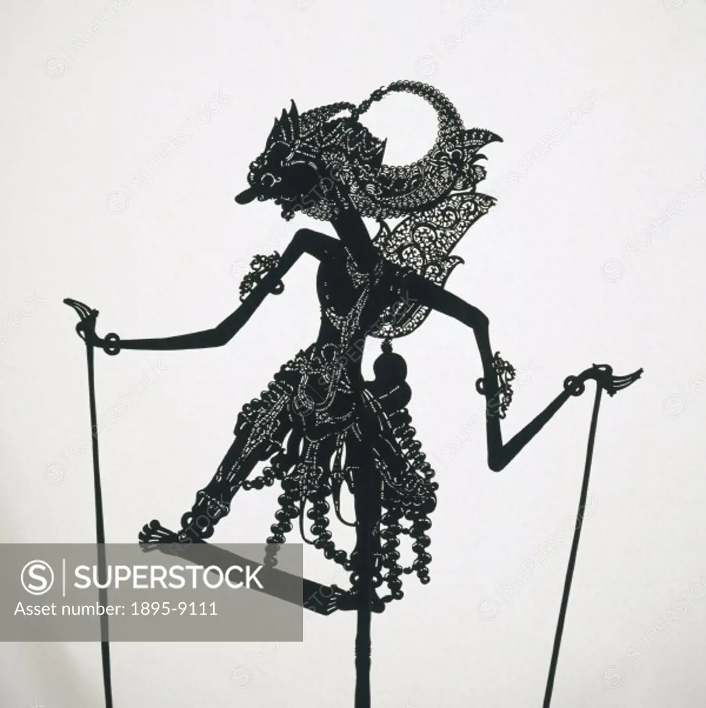 Javanese shadow puppet.Shadow plays, which can be regarded as an extremely early precursor of cinema, originated in Java and India some thousands of y...